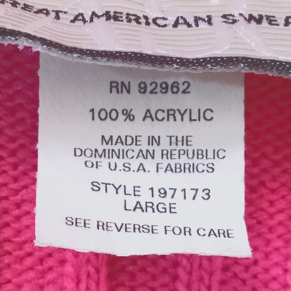 Two Interactive Sweaters By The Great American Sweater Co. - Sizes: Junior M & L - Picture 7 of 12